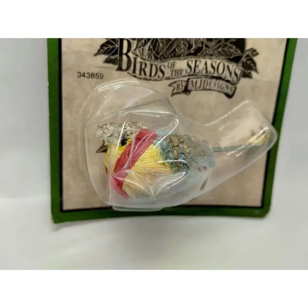 Birds of the Season by MJ Designs Paper Mache